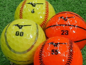 【中古】【ABランク】【ロゴなし】ミズノ NEXDRIVE BASEBALL カラー混合 1個 ロストボール ゴルフボール
