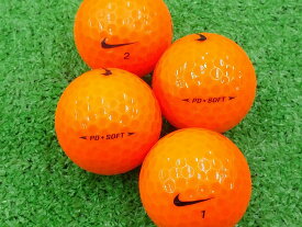 【中古】【ABランク】【ロゴなし】ナイキ PD◆SOFT 2015年モデル オレンジ 1個 ロストボール ゴルフボール