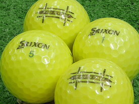 【中古】【ABランク】【ロゴなし】スリクソン TRI-STAR 2022年モデル プレミアムパッションイエロー 1個 ロストボール ゴルフボール