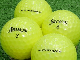 【中古】【ABランク】【ロゴなし】スリクソン Z-STAR 2021年モデル プレミアムパッションイエロー 1個 ロストボール ゴルフボール