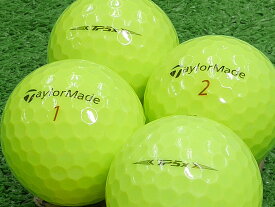 【中古】【ABランク】【ロゴなし】テーラーメイド TP5x 2021年モデル イエロー 1個 ロストボール ゴルフボール