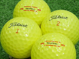【中古】【ABランク】【ロゴなし】タイトリスト TRUFEEL 2022年モデル イエロー 1個 ロストボール ゴルフボール