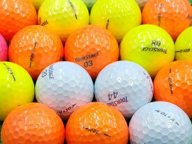 【中古】【ABランク】ツアーステージ カラー混合 100個セット ロストボール ゴルフボール
