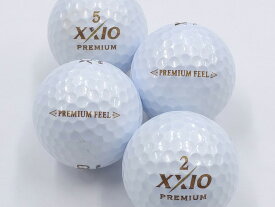 【中古】【ABランク】【ロゴなし】ゼクシオ Premium 2018年モデル ロイヤルゴールド 1個 ロストボール ゴルフボール