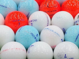 【中古】【AB落書き】キャスコ KIRA★STAR 2015年モデル カラー混合 1個 ロストボール ゴルフボール