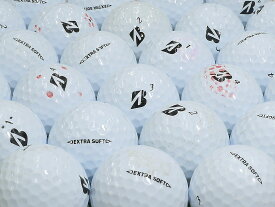 【中古】【Bランク】BRIDGESTONE GOLF EXTRA SOFT 2019年モデル ホワイト 30個セット ロストボール ゴルフボール