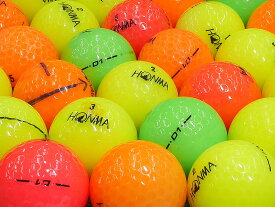 【中古】【Bランク】本間ゴルフ D1 2018年モデル カラー混合 30個セット ロストボール ゴルフボール