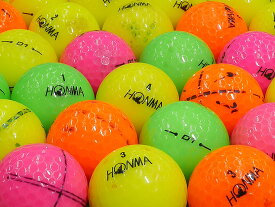 【中古】【Bランク】本間ゴルフ D1 2020年モデル カラーボール混合 1個 ロストボール ゴルフボール