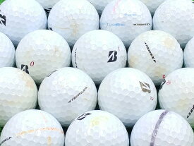 【中古】【Bランク】BRIDGESTONE GOLF TOUR B X 2017年モデル ホワイト・パールホワイト混合 30個セット ロストボール ゴルフボール