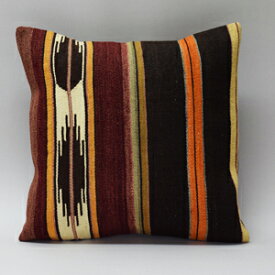 【送料無料】オールドキリムクッションカバー【afyon-008】40cm×40cm