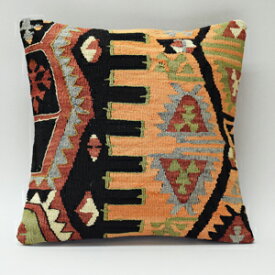 【送料無料】オールドキリムクッションカバー【konya-002】40cm×40cm