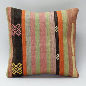 【送料無料】オールドキリムクッションカバー【usak-001】40cm×40cm