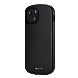 【メール便 送料無料】【在庫処分】iPhone 13 mini 超軽量・極薄・耐衝撃ハイブリッドケース「PALLET AIR」 ブラック