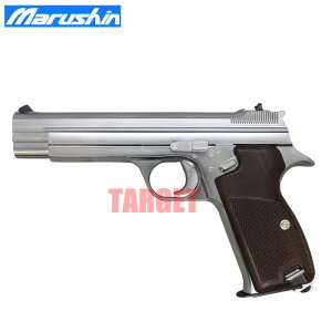 ���}���V�� SIG P210-6 �V���o�[ABS 6mmBB�K�X�u���[�o�b�N�K�� 18�Έȏ� (Marushin SWISS ARMS ���� �K�X�K��)