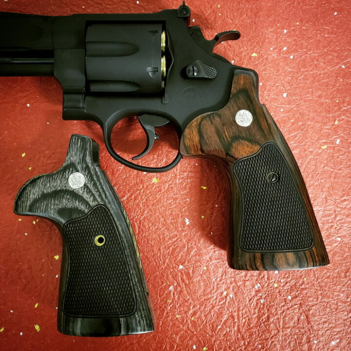 楽天市場】アルタモント S&W Nフレーム スクエアバット用 木製グリップ 