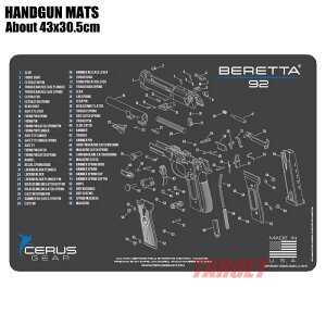 CERUS GEAR nhK}bg BERETTA92 O[iV[XMA M92F M9A1 N[jO}bg eiX}bg  ߋ  vf Hand Gun Mat č j