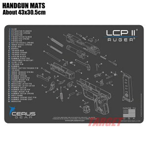 CERUS GEAR �n���h�K���}�b�g RUGER LCP2 �O���[�i�V�[���X�M�A ���K�[ LCPII �N���[�j���O�}�b�g �����e�i���X�}�b�g ���� �ߋ� �������� �v�����f�� Hand Gun Mat �č��� �����j