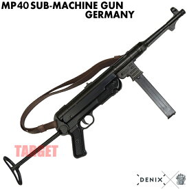 ☆DENIX MP40 革スリング付 ドイツ 1111/C (デニックス シュマイザー サブマシンガン 短機関銃 第二次世界大戦 レプリカ)