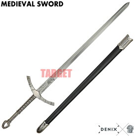 ☆DENIX メディーバルソード シルバー 4183/NQ (デニックス 中世の剣 模造刀剣)