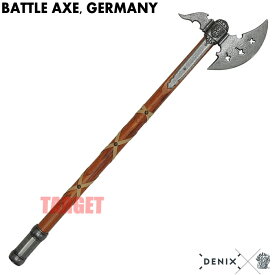 ☆DENIX バトルアックス ドイツ 636 (デニックス ジャーマンウォーアックス 戦斧 模造刀剣)