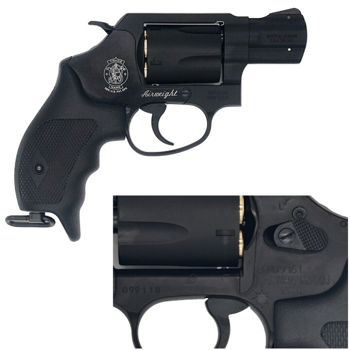 楽天市場】☆タナカワークス ガスガン S&W M360J “SAKURA” 海上保安庁 