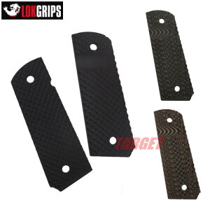 LOKGRIPS 1911�t���T�C�Y�p G10���O���b�v Bogies 3�J���[ (���b�N�O���b�v M1911A1 �K�o�����g �^�N�e�B�J���O���b�v �J�X�^�� �T�o�Q�[)