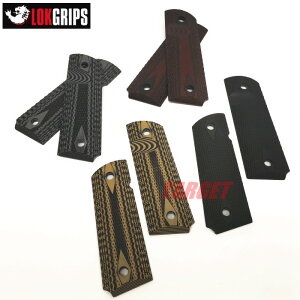 ��LOKGRIPS 1911�t���T�C�Y�p G10���O���b�v Double Diamond �`�F�b�J�[ 4�J���[ (���b�N�O���b�v M1911A1 �K�o�����g �^�N�e�B�J���O���b�v �_�u���_�C�� �_�C���`�F�b�J�[ �J�X�^�� �T�o�Q�[)