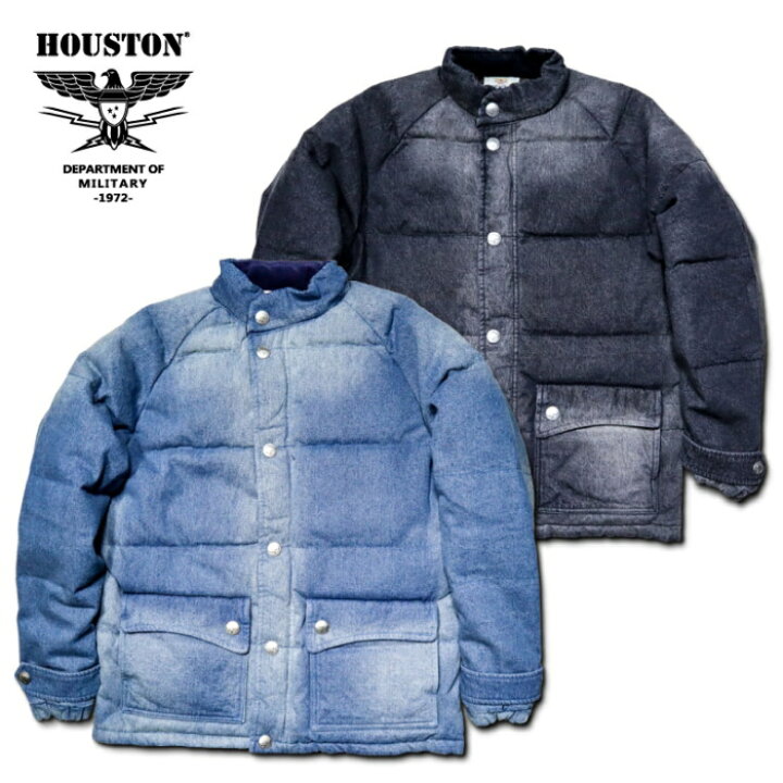 楽天市場】【50%OFF】HOUSTON デニムダウンジャケット インディゴ  