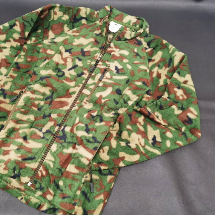 楽天市場】☆ PX品 陸上自衛隊 迷彩 フリースジャケット 長袖 