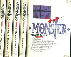 MONSTER モンスター TVアニメーション1〜5（未完）【5巻セット】浦沢直樹【中古】【アニメ】中古DVD