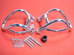 CBX400F メッキエンジンガード NC07 PrettyRacing製 CBX400F2 CBX550F TSH HONDA ホンダ 【店頭受取対応商品】 バイク 単車 パーツ 部品 カスタム ドレスアップ 旧車