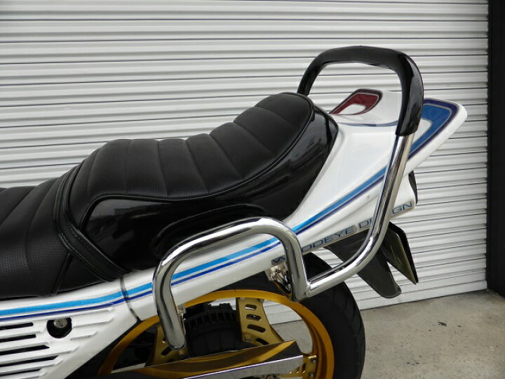 楽天市場】CBX400F 極太ファッションタンデムバー ブラック CBX400F2 