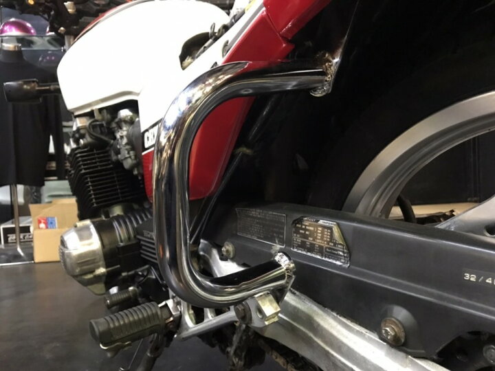 楽天市場】CBX400F メッキ リアガード CBX400F2 CBX550F TSH 
