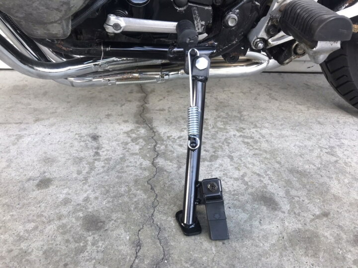 楽天市場】CBX400F CBX400F2 サイドスタンド ゴム付き 黒 CBX550F NC07 