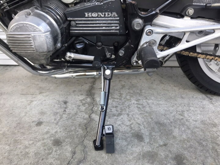 楽天市場】CBX400F CBX400F2 サイドスタンド ゴム付き 黒 CBX550F NC07 