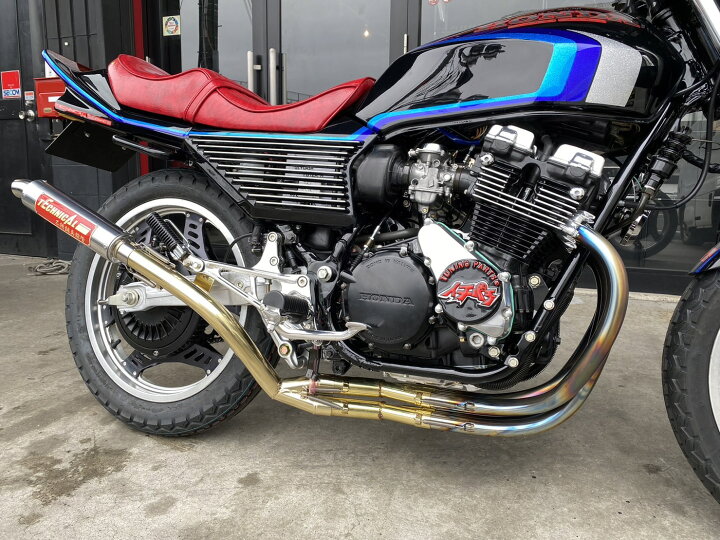 楽天市場】CBX400F 専用設計 不銹鋼真鍮管 4-2-1管!! シリアルナンバー  