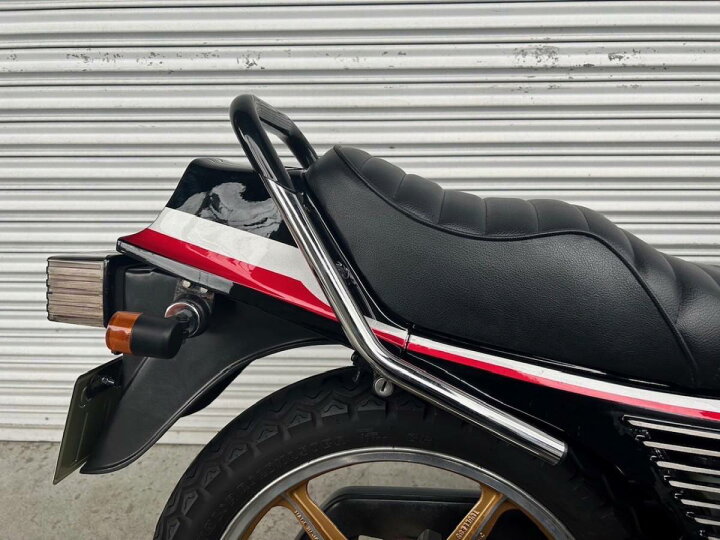 Z400GP 極太メッキタンデムバー ブラック 新品 タンデムバー