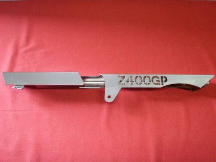 楽天市場】Z400GP ロゴ入メッキチェーンカバー KZ400M TSH KAWASAKI 