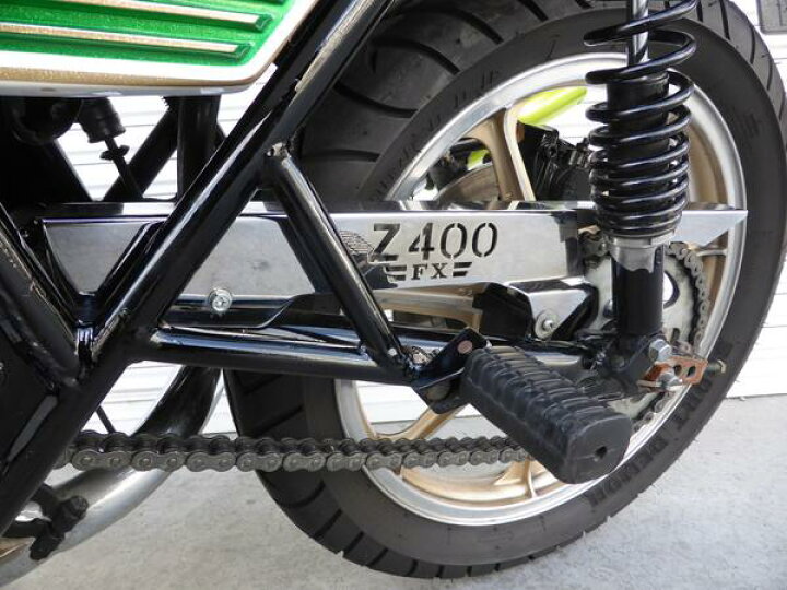 楽天市場】Z400FX ロゴ入メッキチェーンカバー KZ400E TSH KAWASAKI 