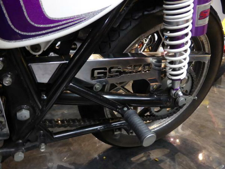 楽天市場】GS400 ロゴ入メッキチェーンカバー TSH SUZUKI スズキ 
