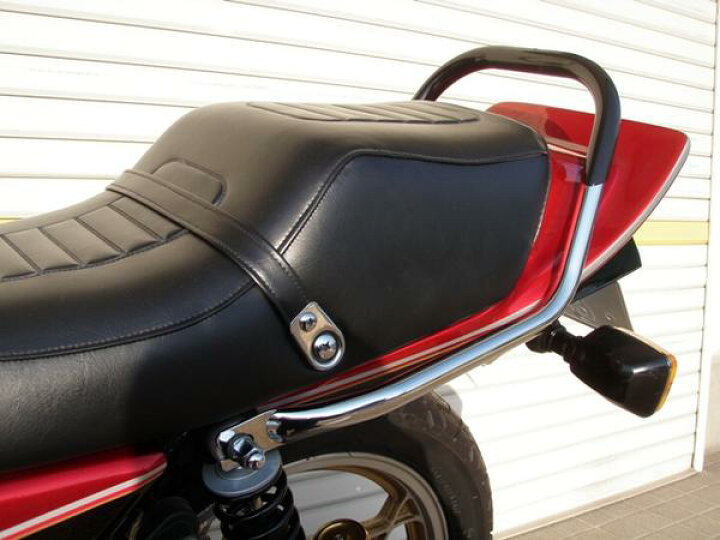 楽天市場】GSX400FS 極太メッキタンデムバー ブラック TSH オリジナル 