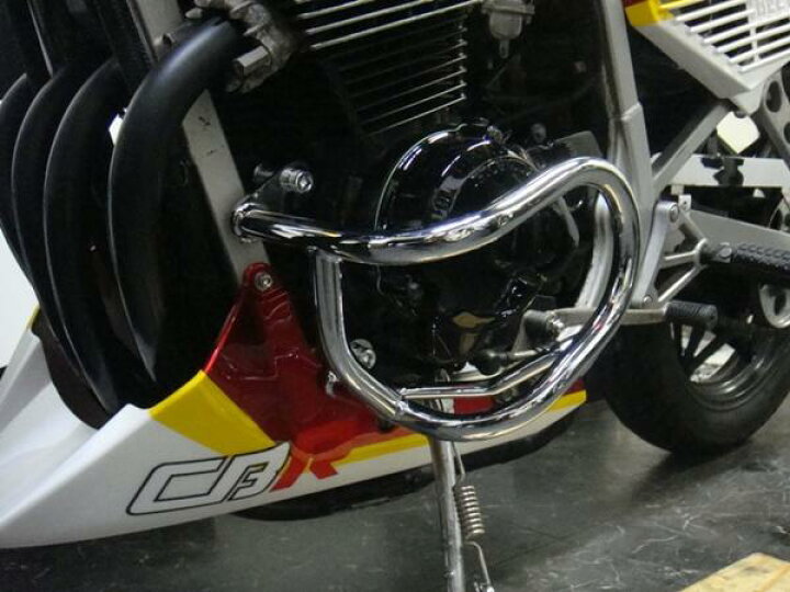 楽天市場】CBR400F メッキエンジンガード NC17 PrettyRacing製 TSH 