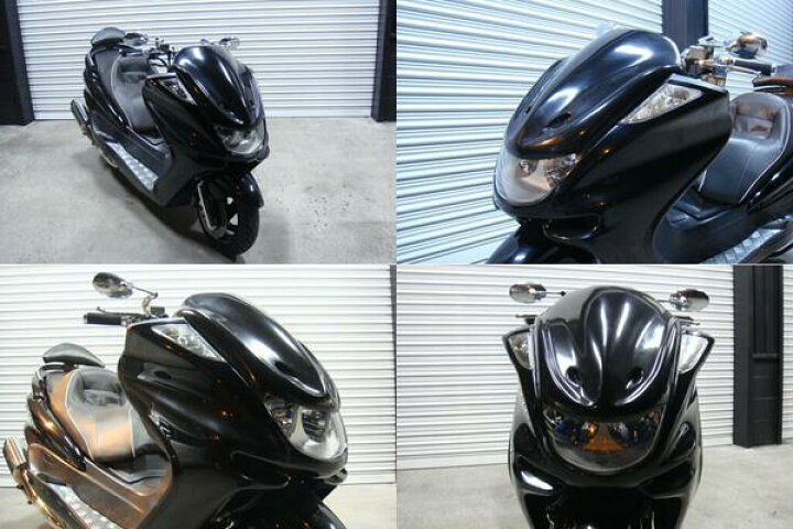 楽天市場】マジェスティー250/C フロントマスク B 黒 SG03J テクニカル 