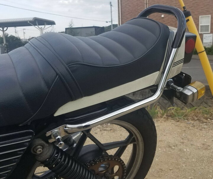楽天市場】RG250E 極太メッキタンデムバー ブラック テクニカル 