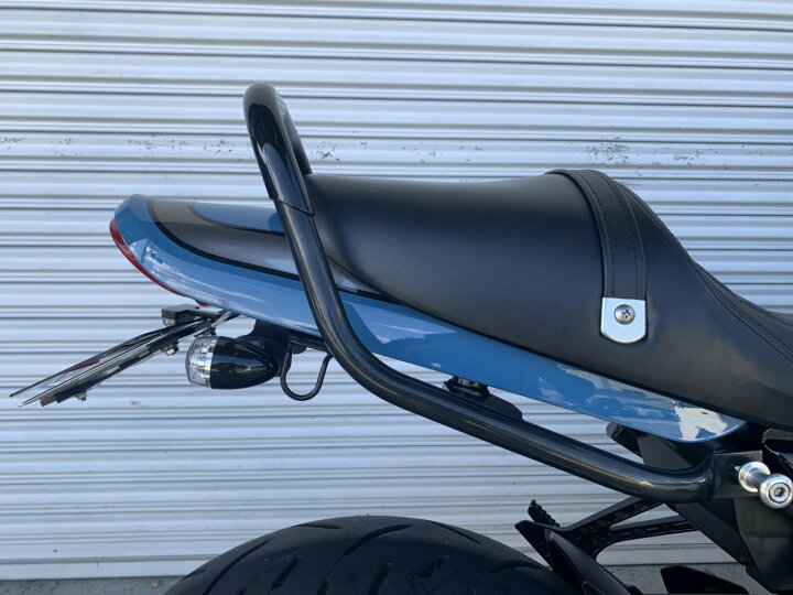 Z400GP 極太 メッキタンデムバー ブラック タンデムバー テクニカル 