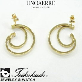 ウノアエレ UNOAERRE K18イエローゴールド ピアス レディース ゴールド アクセサリー イタリアンジュエリー 029475