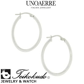 ウノアエレ UNOAERRE ピアス K18ホワイトゴールドフープピアス ゴールド アクセサリー 596 G4826 【国内正規販売店】