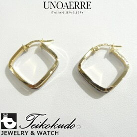 ウノアエレ UNOAERRE ゴールド ピアス K18イエローゴールド イタリアンジュエリー アクセサリー 29438 G4943