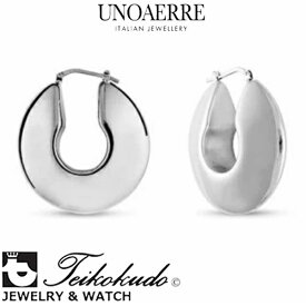 ウノアエレ ピアス UNOAERRE SILVER 925デザインフープピアス 30651 アクセサリー 【国内正規販売店】