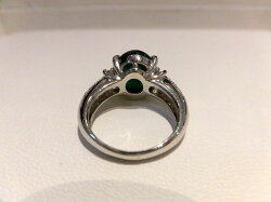 PTエメラルドダイヤリング/E4.47ctD0.46ct/F1619/リング/指輪/ゆびわ/ring/ジュエリー/女性用/レディース/プレゼント/ギフト/お買い得/オススメ/送料込み/宝石